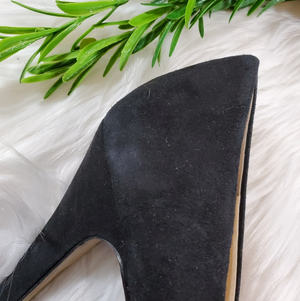Franco Sarto Napoli Black Suede High Heel | sz 7 - Picture 7 of 8